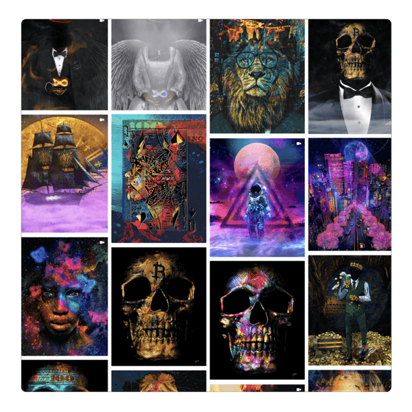 Digital art animation showcase