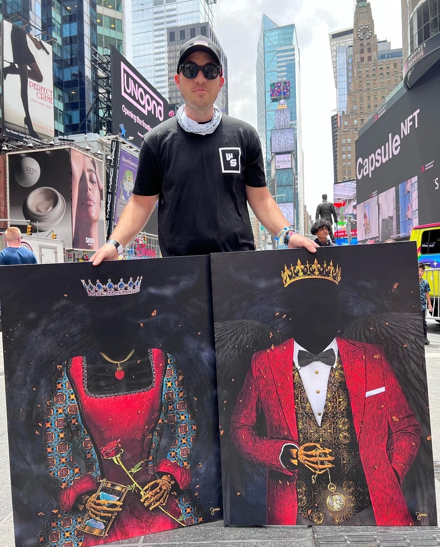 Eternal Royals team at NFT event