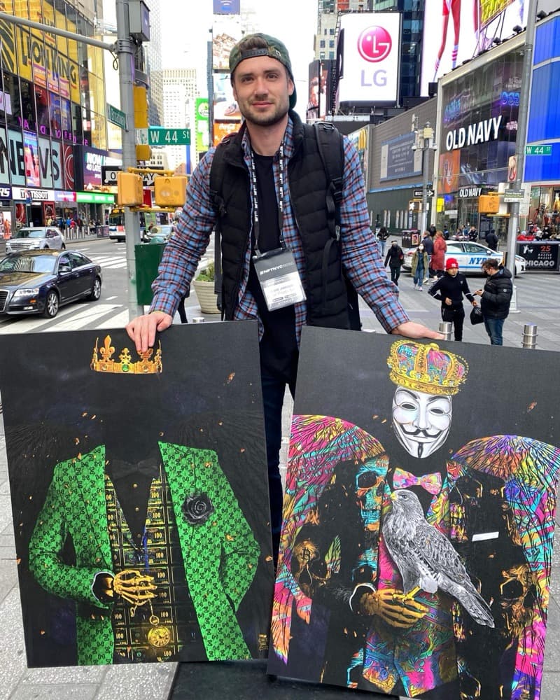 Jesse at NFT NYC event