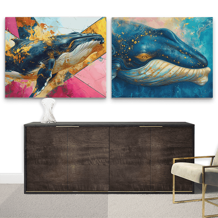 Luxury Wall Art Room Mockup