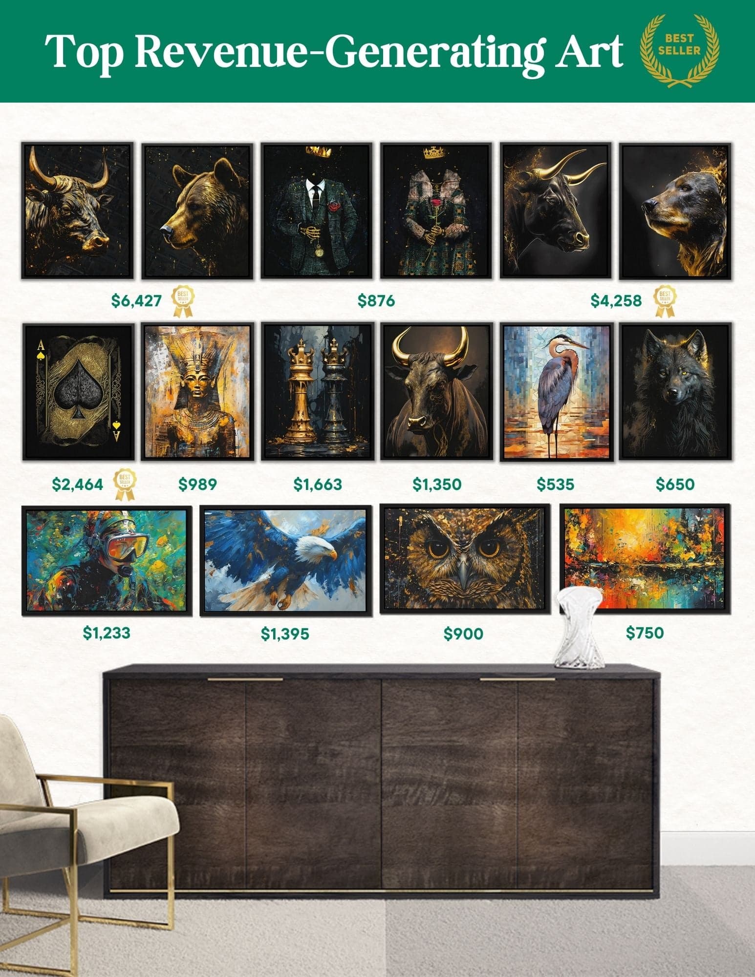 Top Revenue-Generating Art
