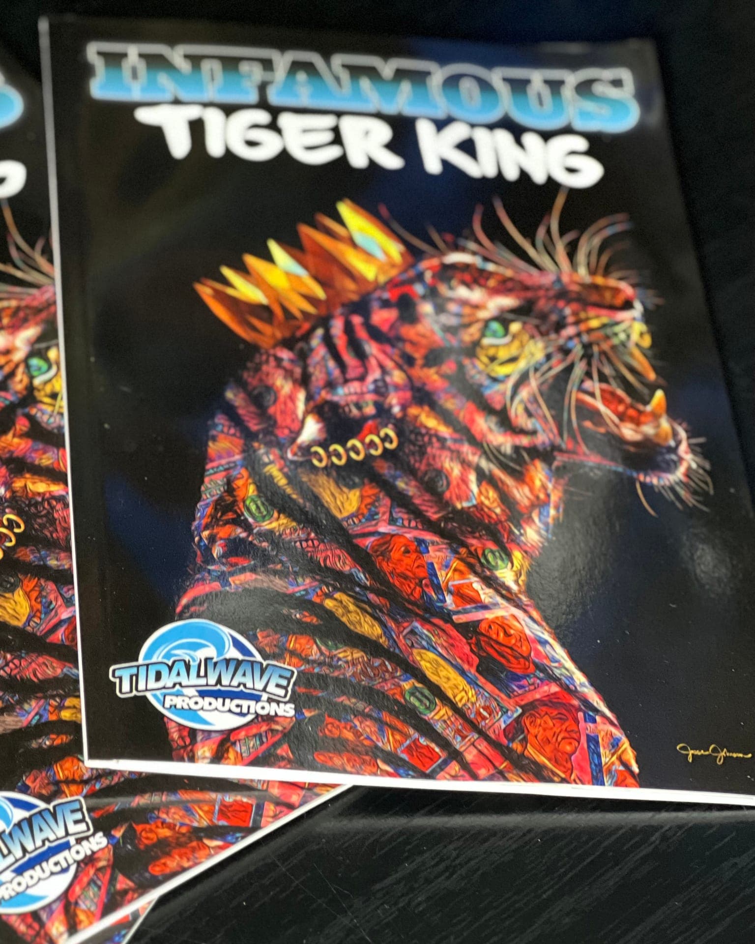 Tiger King Comic Book Cover Art