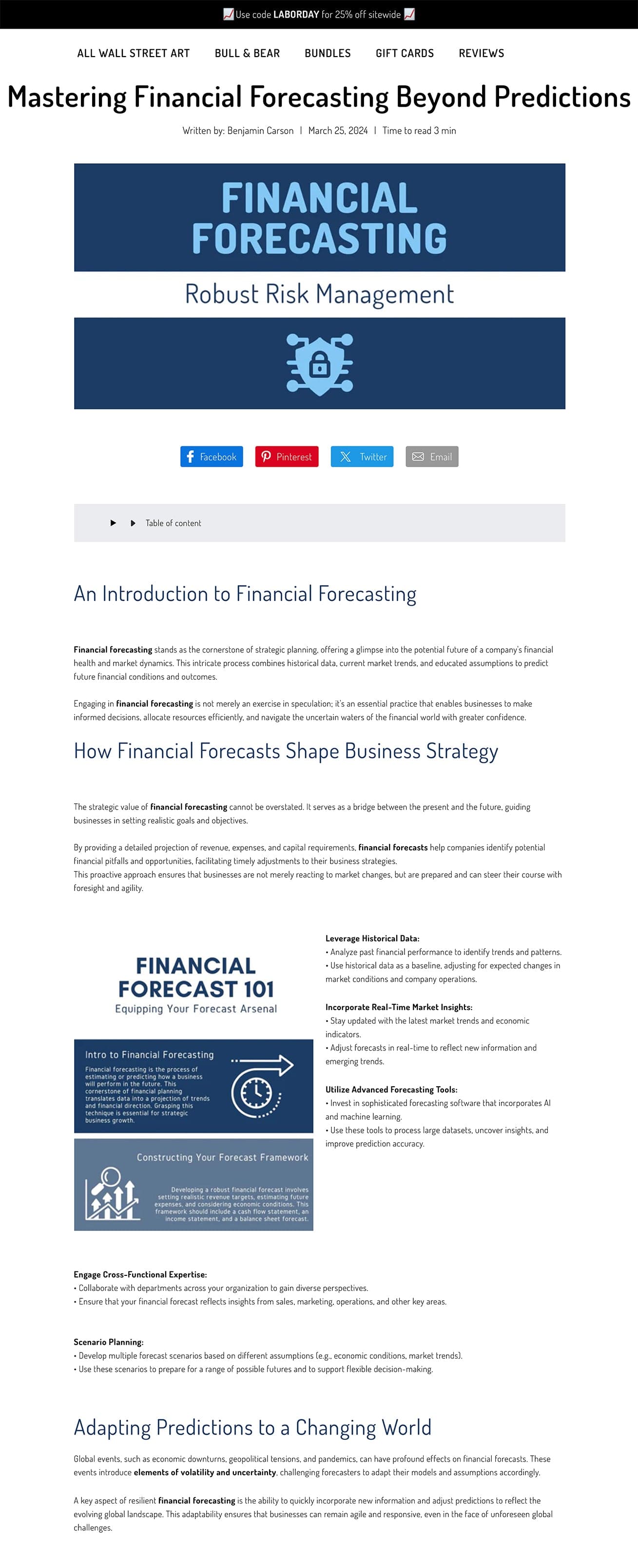 Forecasts Blog 2