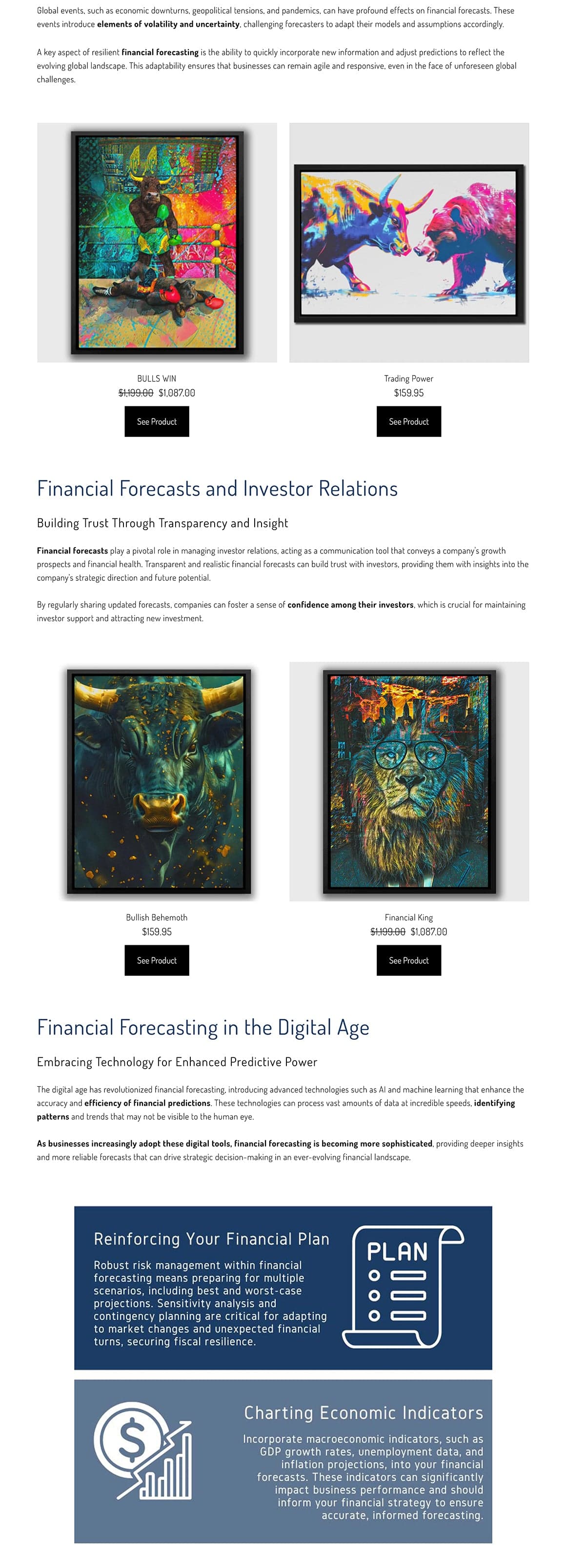 Forecasts Blog
