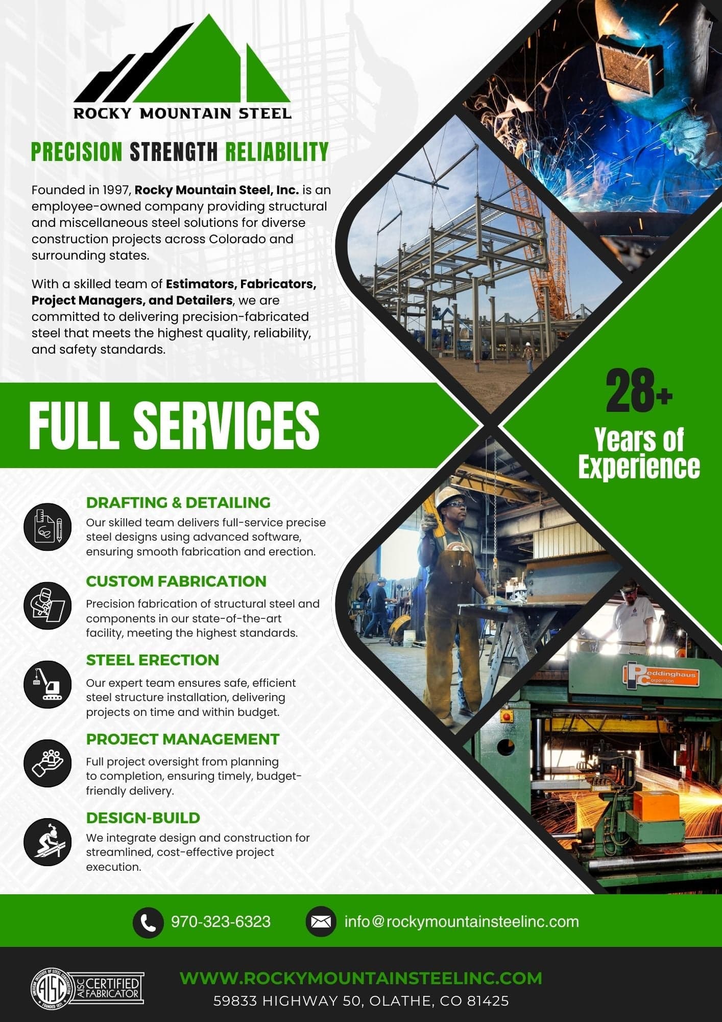 Rocky Mountain Steel - Website Design