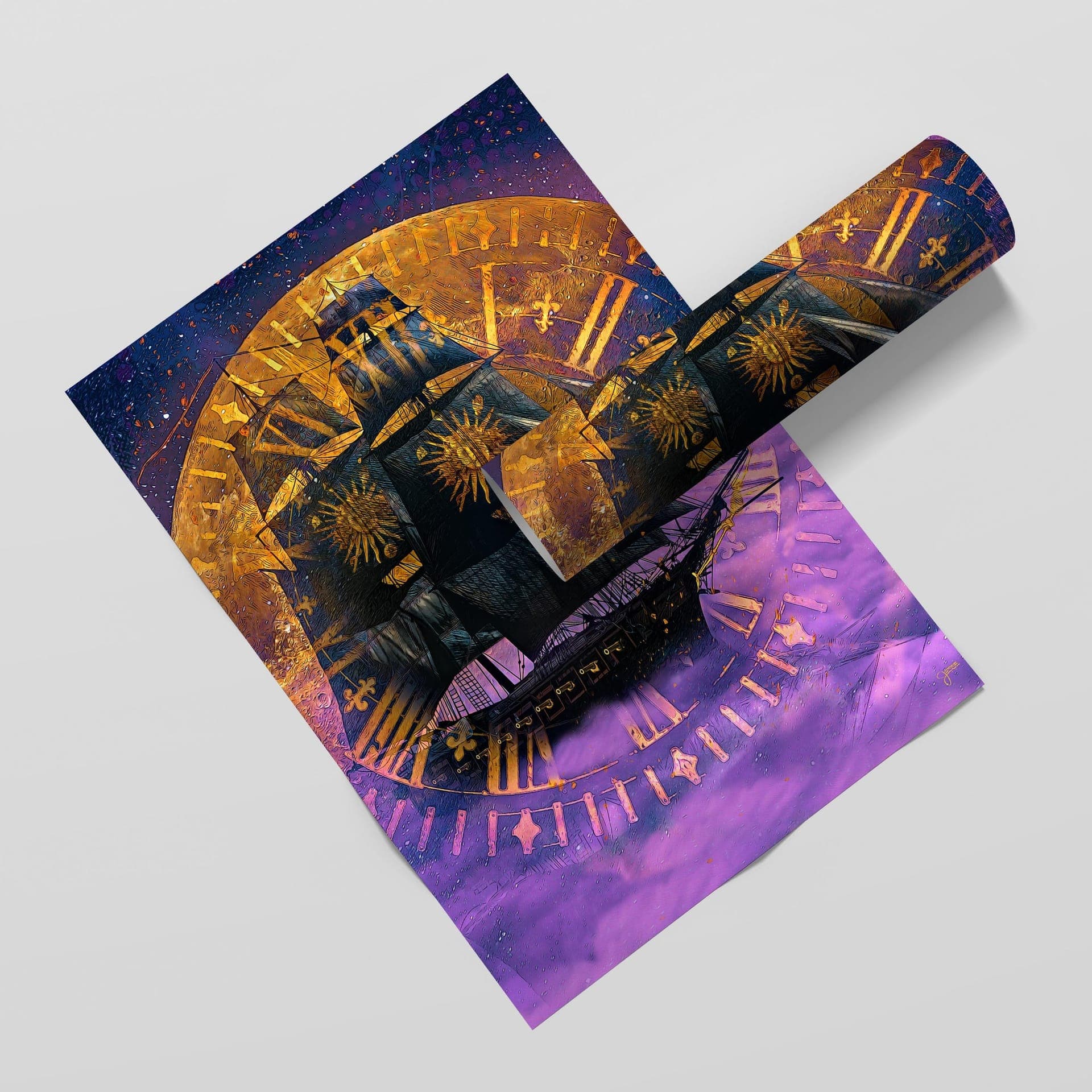 Sail Away Room Scene Mockup