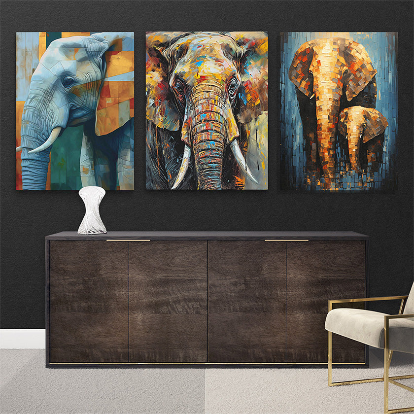 Elephant Canvas Art Collection