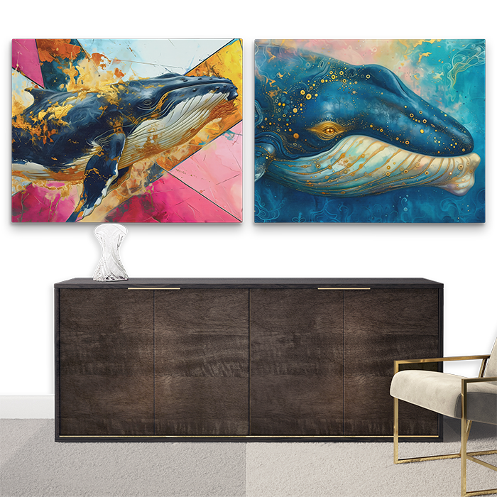 Luxury Wall Art Room Mockup