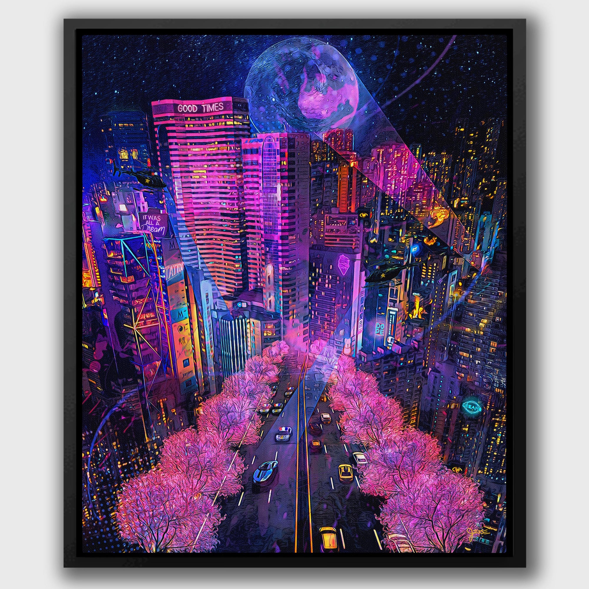 Neon City Dreamscape