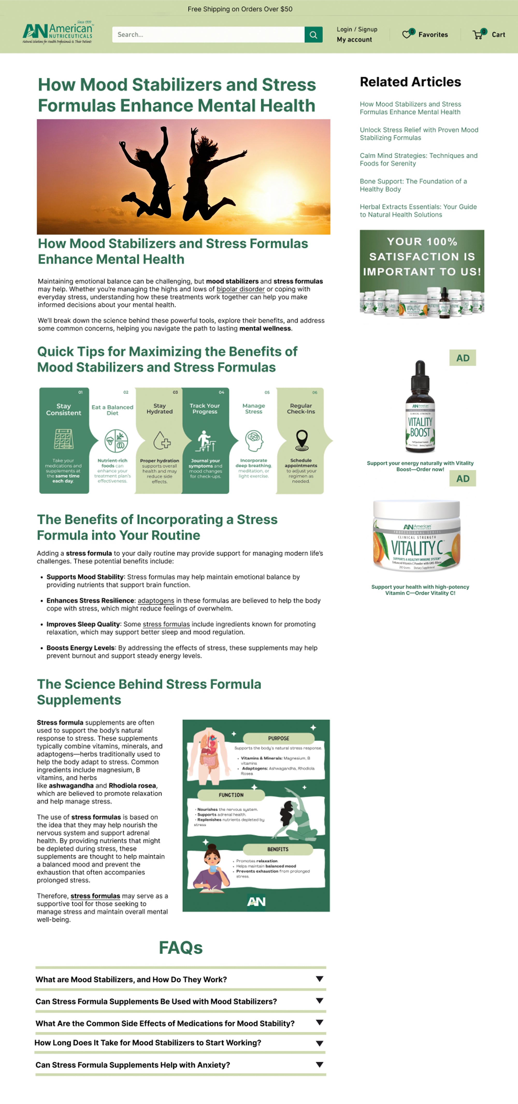 Pharmaceutical Blog Figma Design