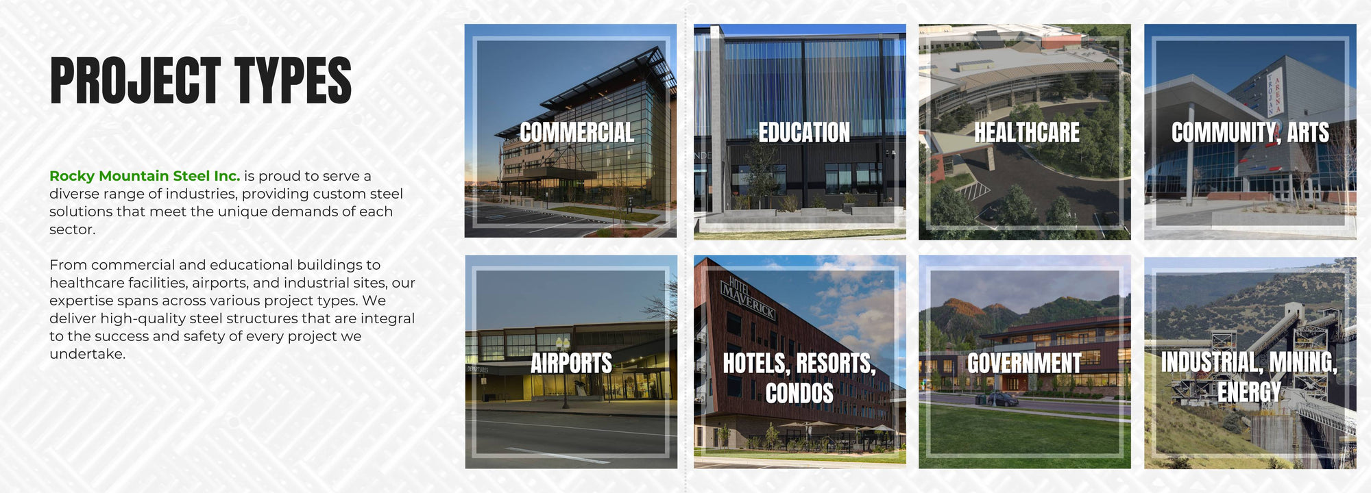 Rocky Mountain Steel - Industries Served