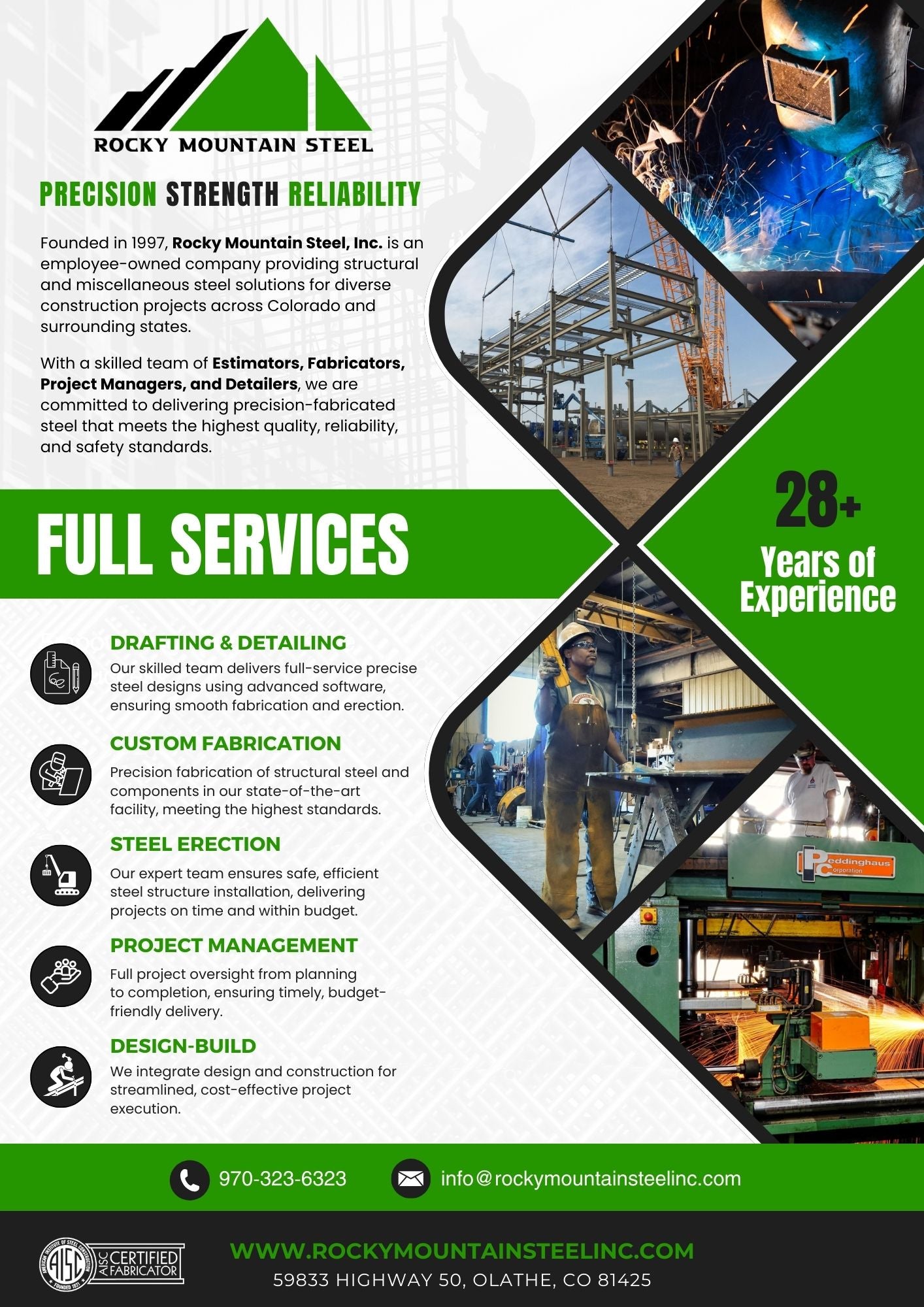 Rocky Mountain Steel - Website Design