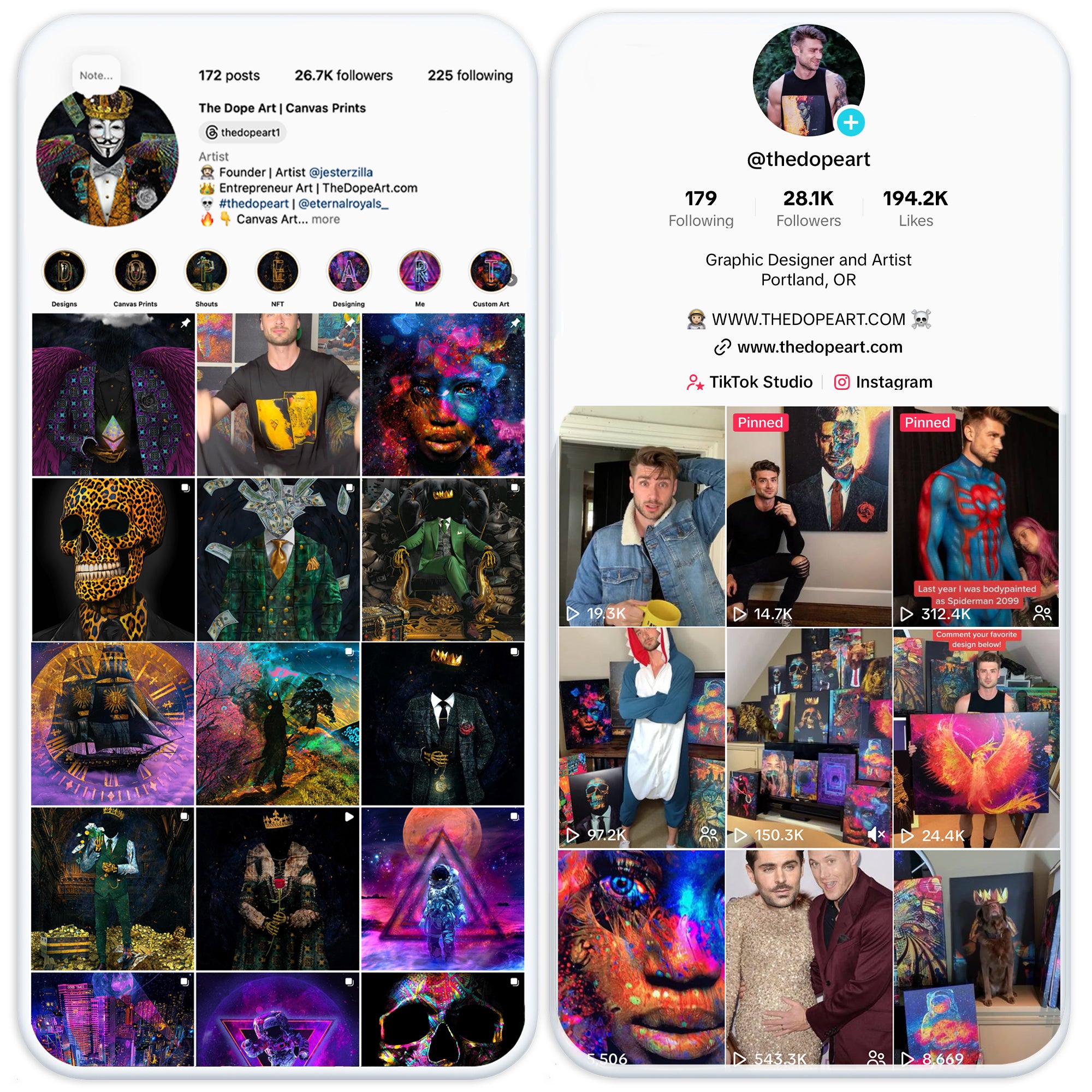 The Dope Art Instagram