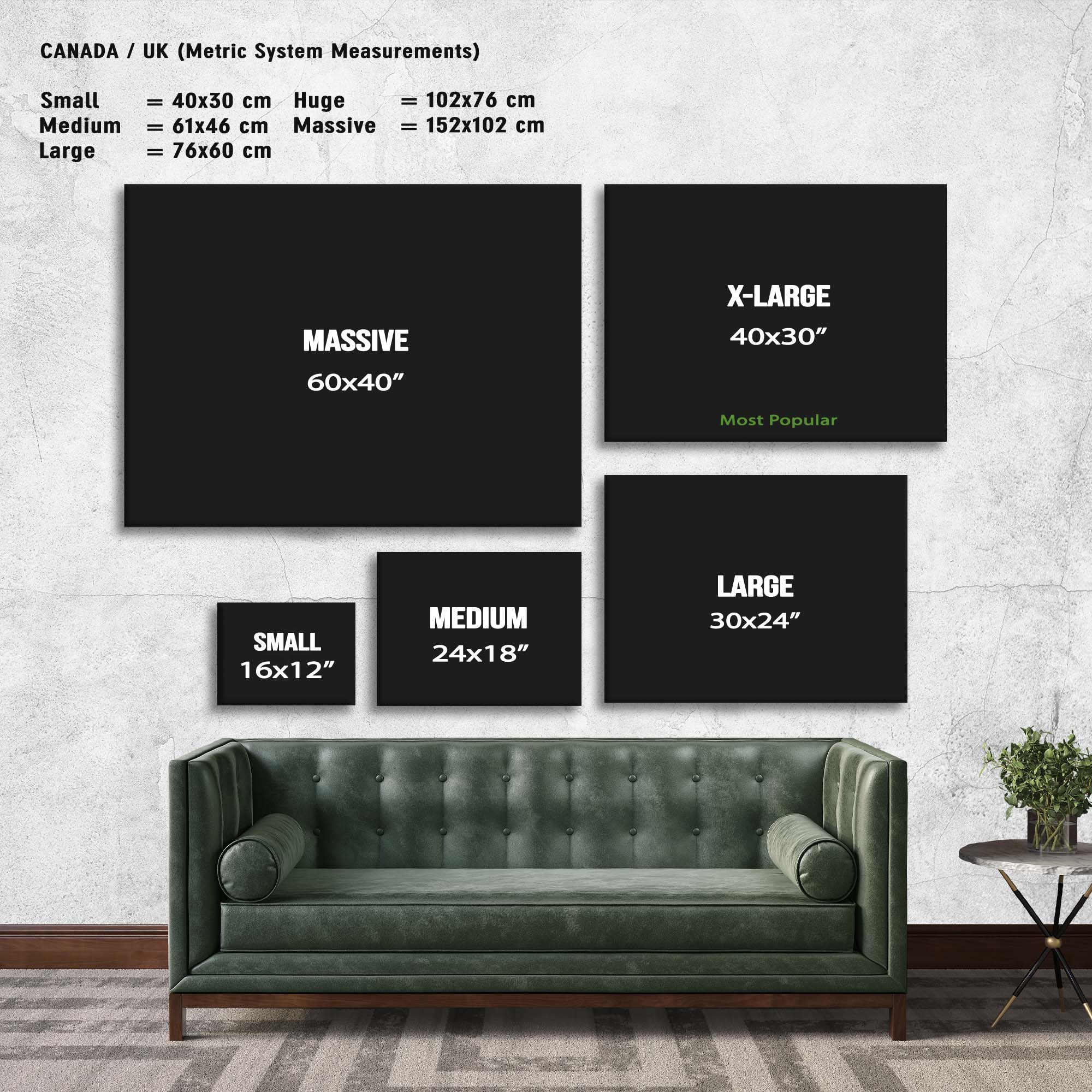 Wall Art Size Guide